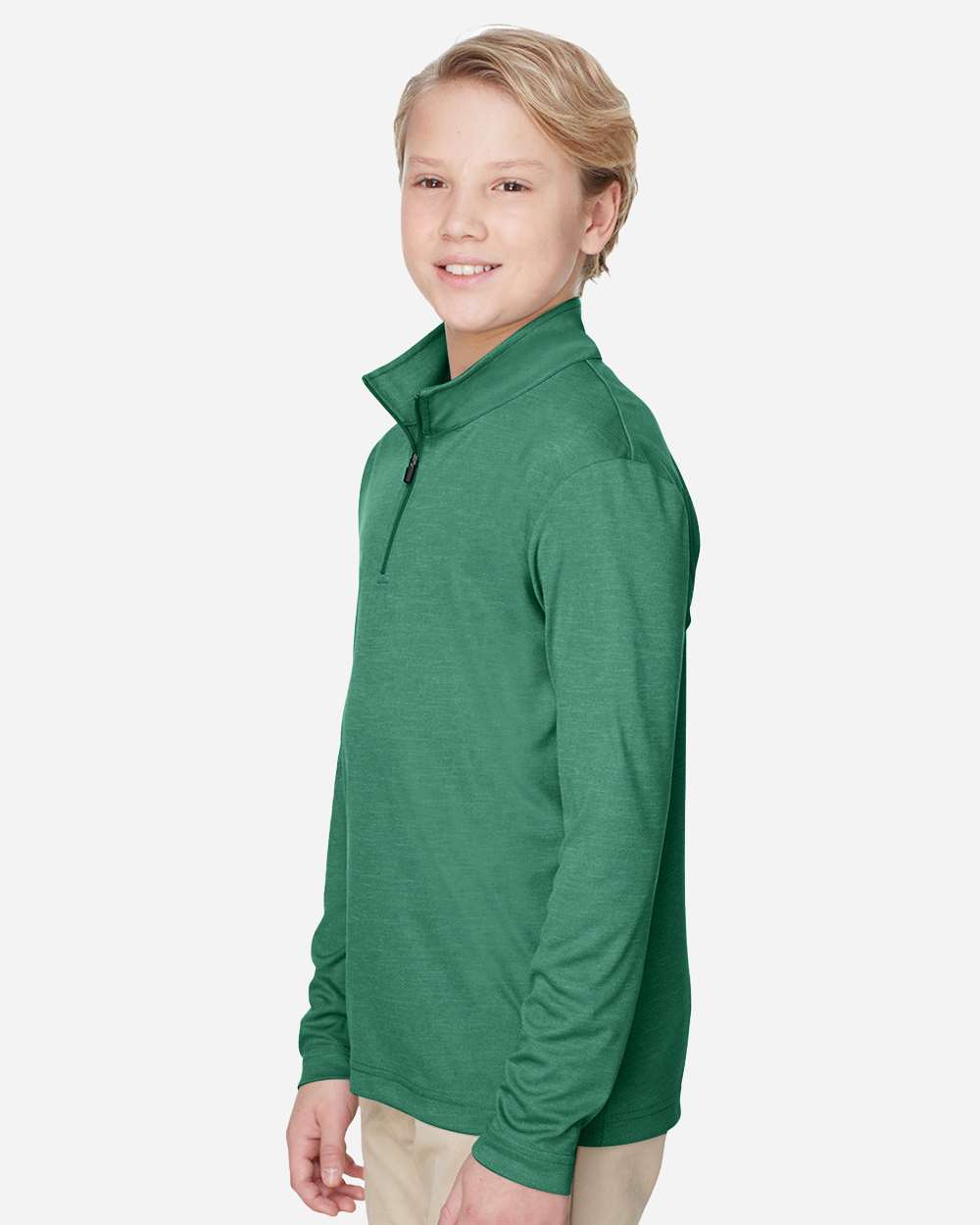 Team 365-TT31HY-Youth Zone Sonic Heather Performance Quarter-Zip Pullolver - Image 25