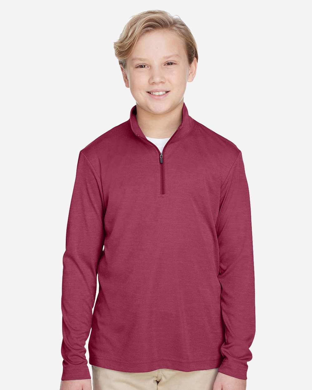 Team 365-TT31HY-Youth Zone Sonic Heather Performance Quarter-Zip Pullolver - Image 29