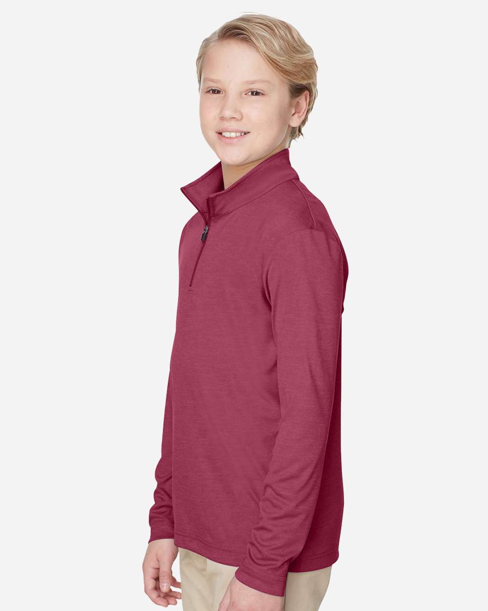 Team 365-TT31HY-Youth Zone Sonic Heather Performance Quarter-Zip Pullolver - Image 30