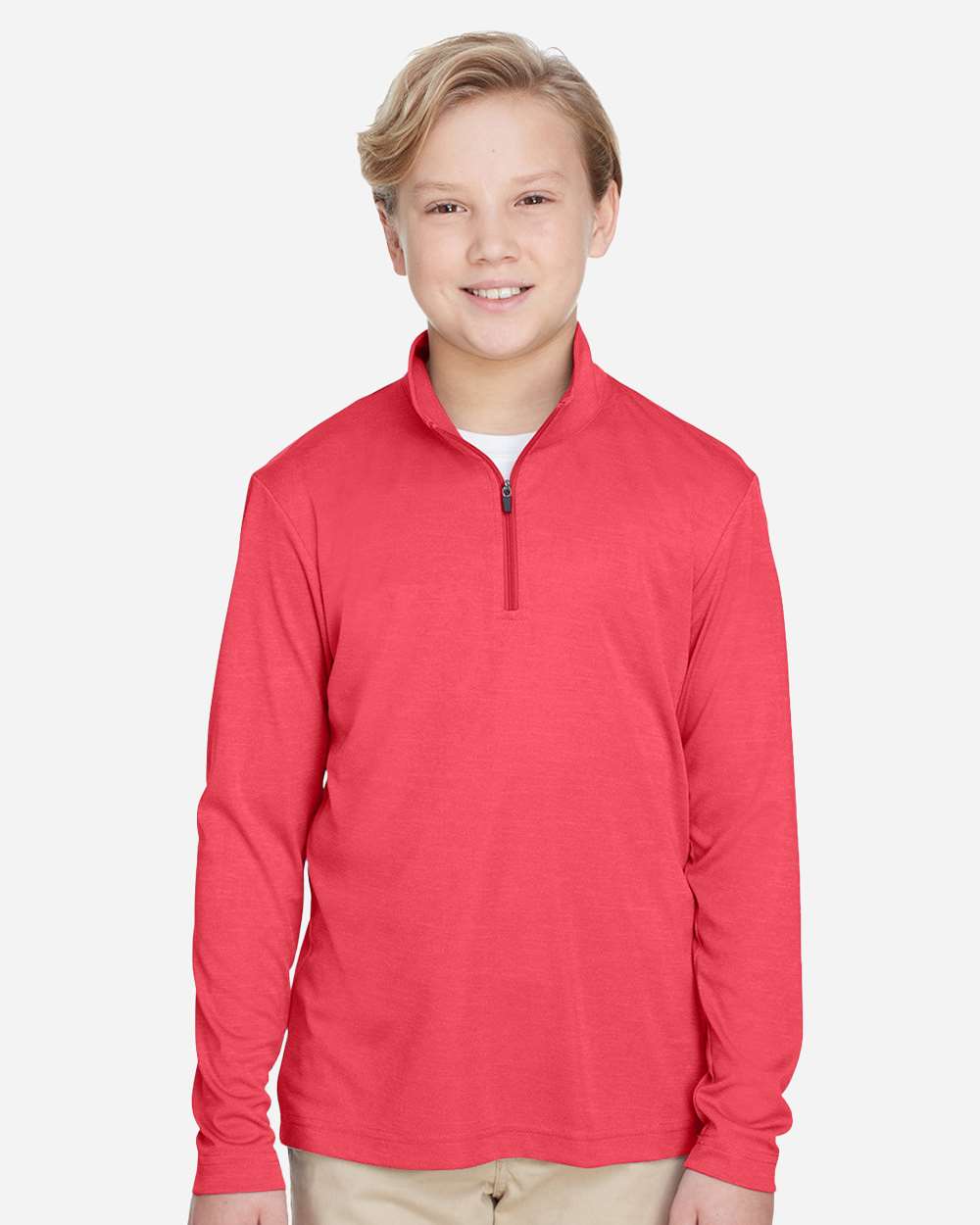 Team 365-TT31HY-Youth Zone Sonic Heather Performance Quarter-Zip Pullolver - Image 34