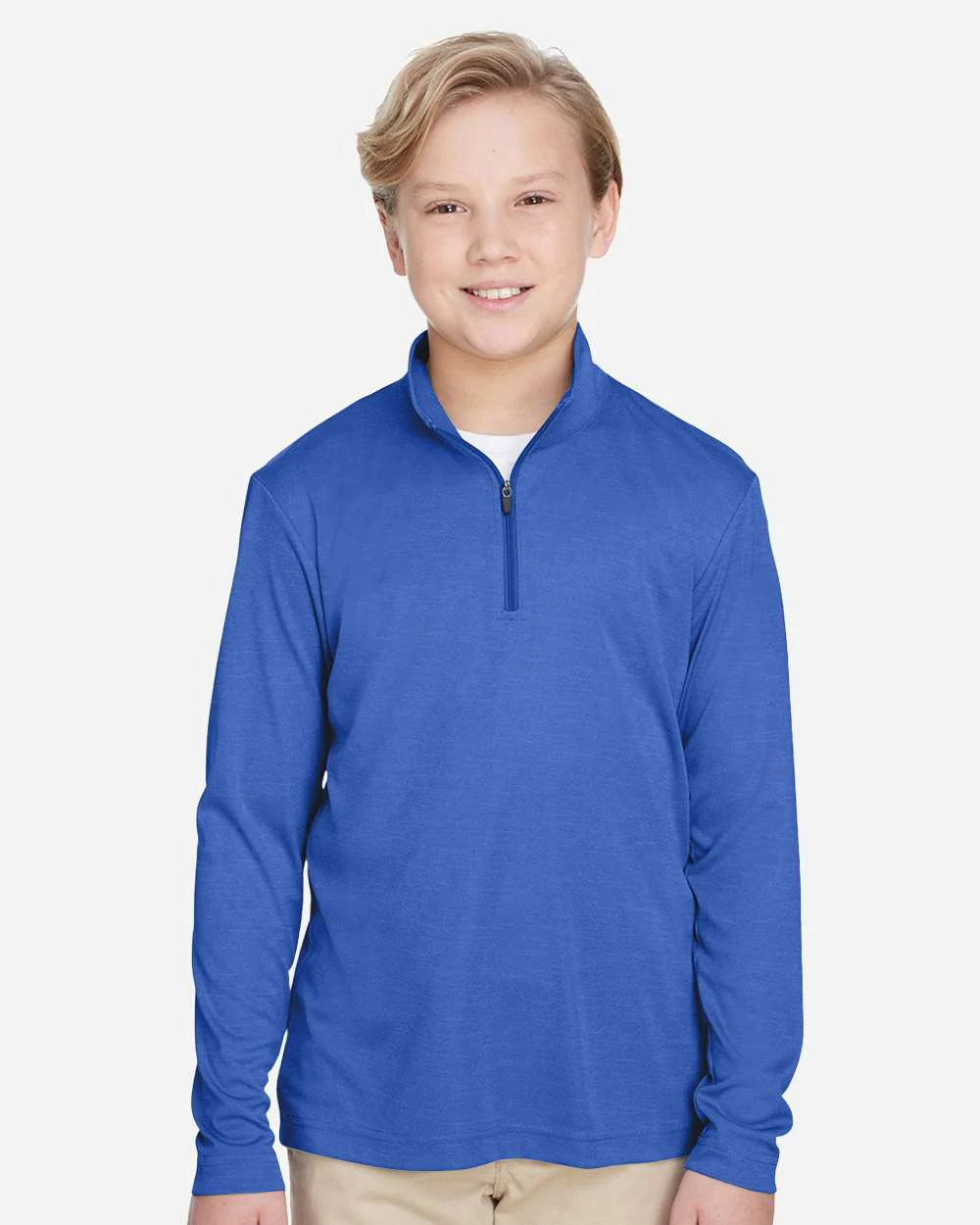 Team 365-TT31HY-Youth Zone Sonic Heather Performance Quarter-Zip Pullolver - Image 39