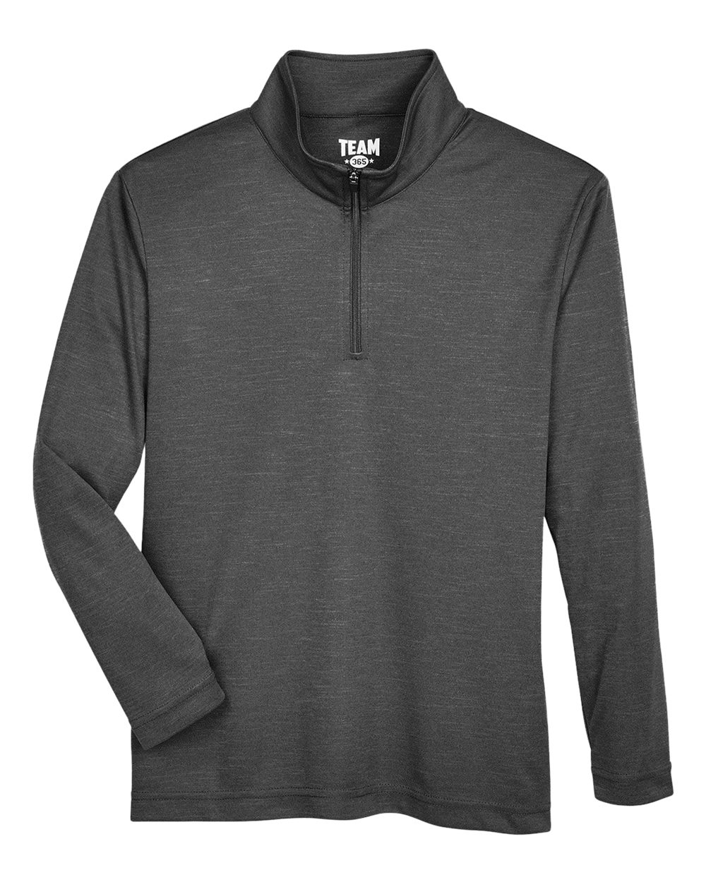 Team 365-TT31HY-Youth Zone Sonic Heather Performance Quarter-Zip Pullolver - Image 7