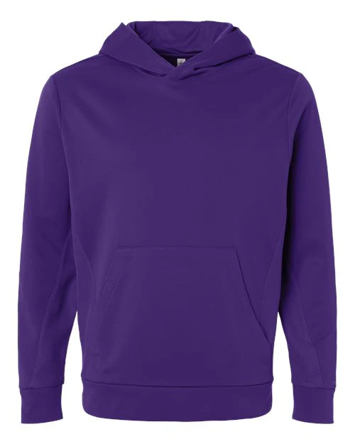 Team 365-TT400-Unisex Squad Hooded Tech Fleece Pullover - Image 11