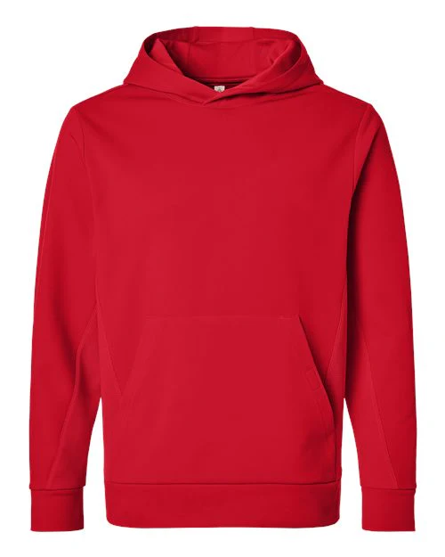 Team 365-TT400-Unisex Squad Hooded Tech Fleece Pullover - Image 12