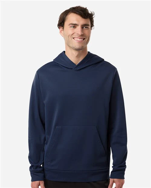 Team 365-TT400-Unisex Squad Hooded Tech Fleece Pullover - Image 2