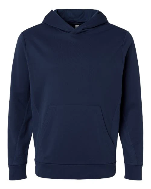Team 365-TT400-Unisex Squad Hooded Tech Fleece Pullover - Image 5