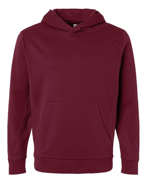 Team 365-TT400-Unisex Squad Hooded Tech Fleece Pullover - Image 9