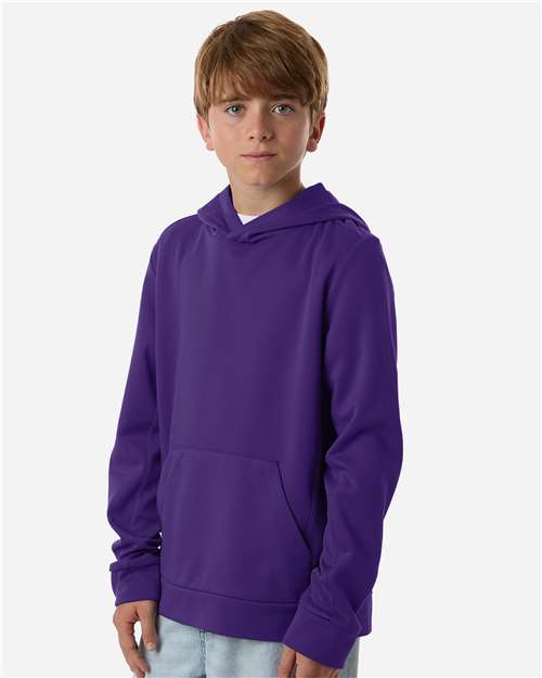 Team 365-TT400Y-Youth Squad Hooded Tech Fleece Pullover - Image 42