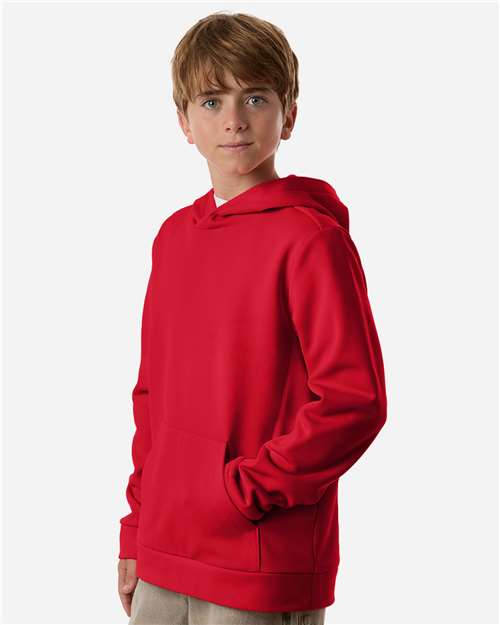 Team 365-TT400Y-Youth Squad Hooded Tech Fleece Pullover - Image 45