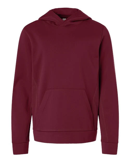 Team 365-TT400Y-Youth Squad Hooded Tech Fleece Pullover - Image 9