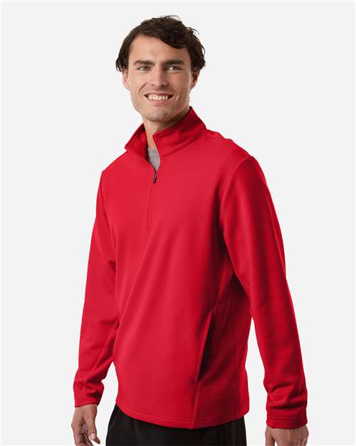 Team 365-TT401-Unisex Squad Cadet Quarter-Zip Tech Fleece Pullover - Image 45