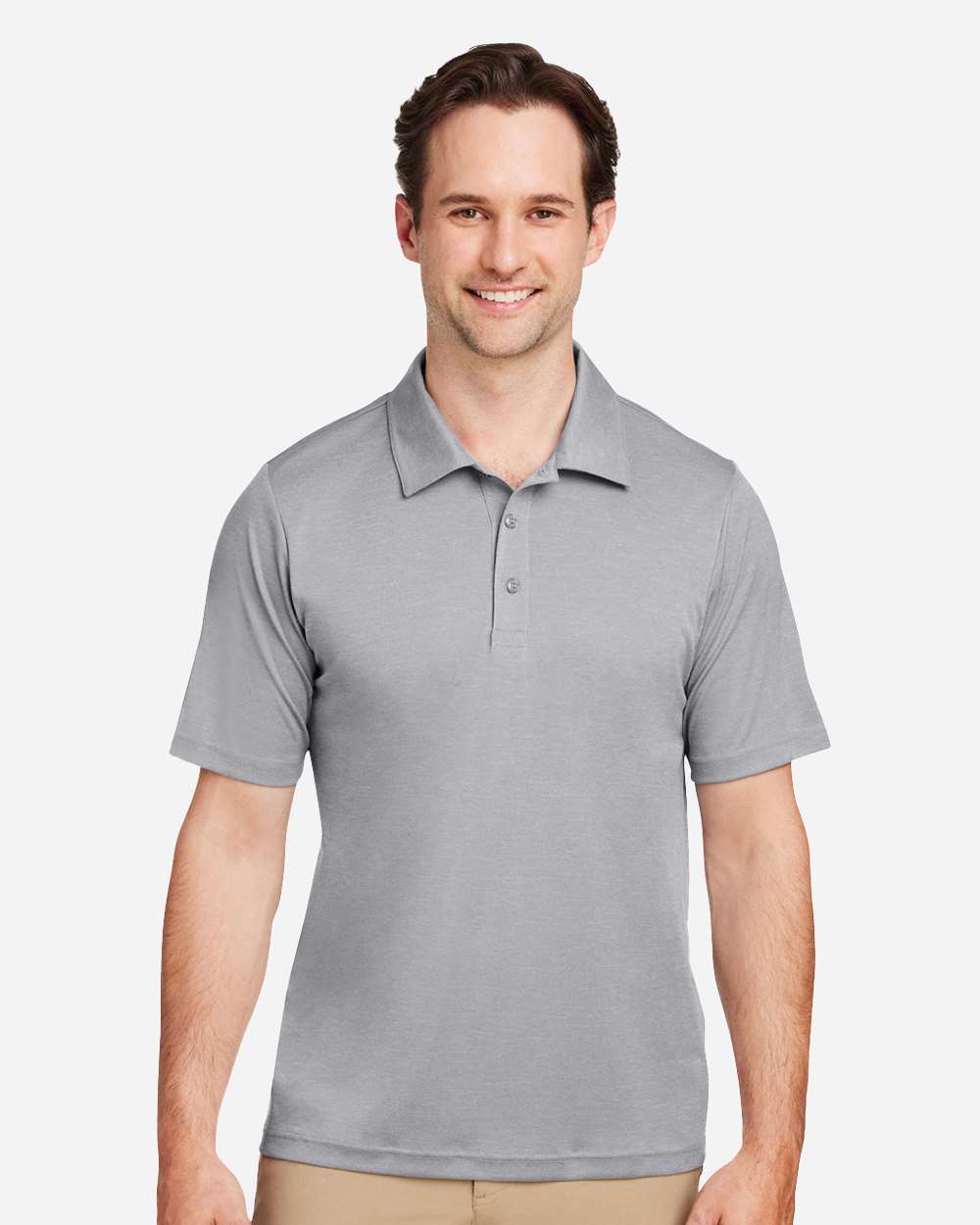 Team 365-TT51H-Men's Zone Sonic Heather Performance Polo - Image 4