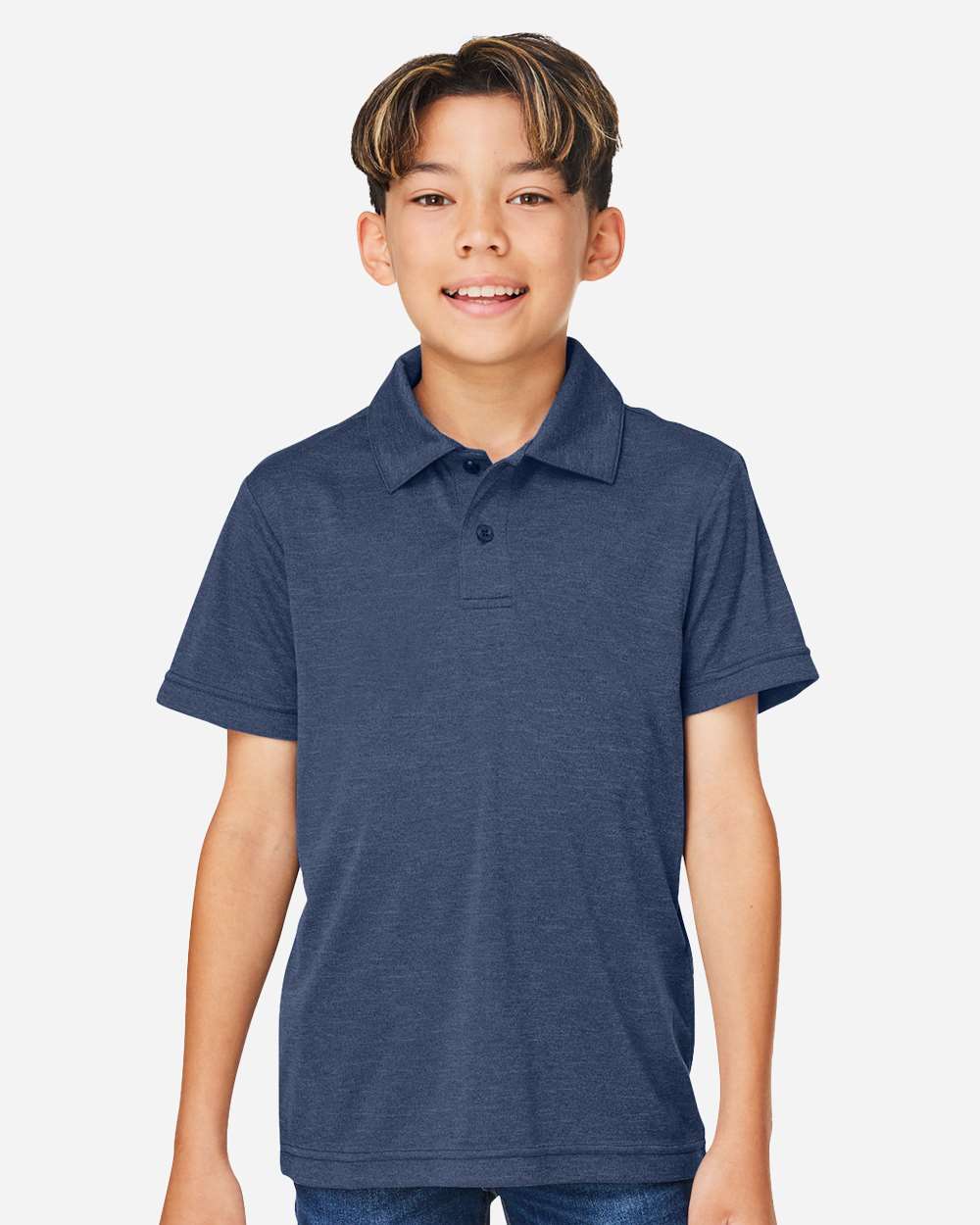 Team 365-TT51HY-Youth Zone Sonic Heather Performance Polo - Image 23