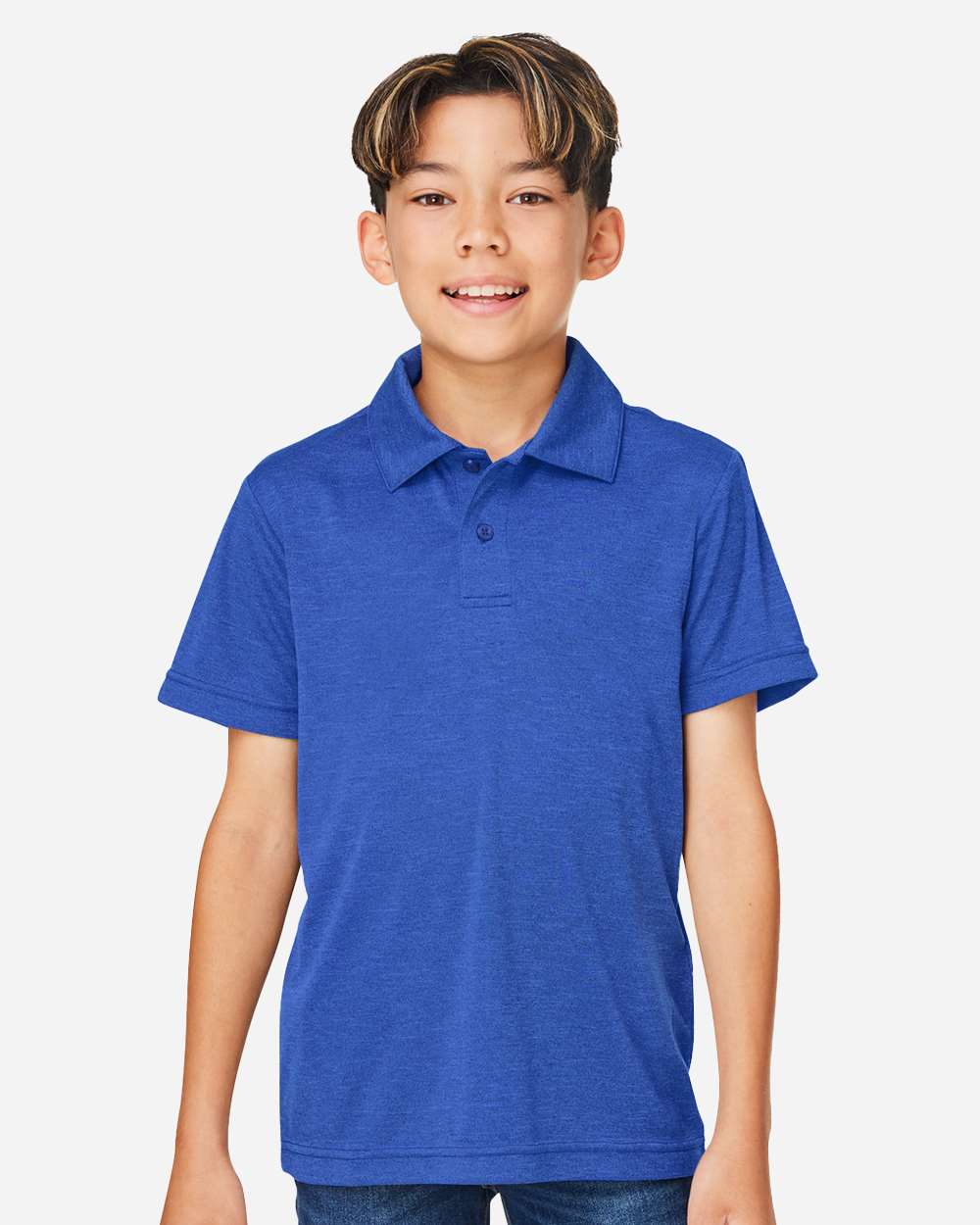 Team 365-TT51HY-Youth Zone Sonic Heather Performance Polo - Image 29