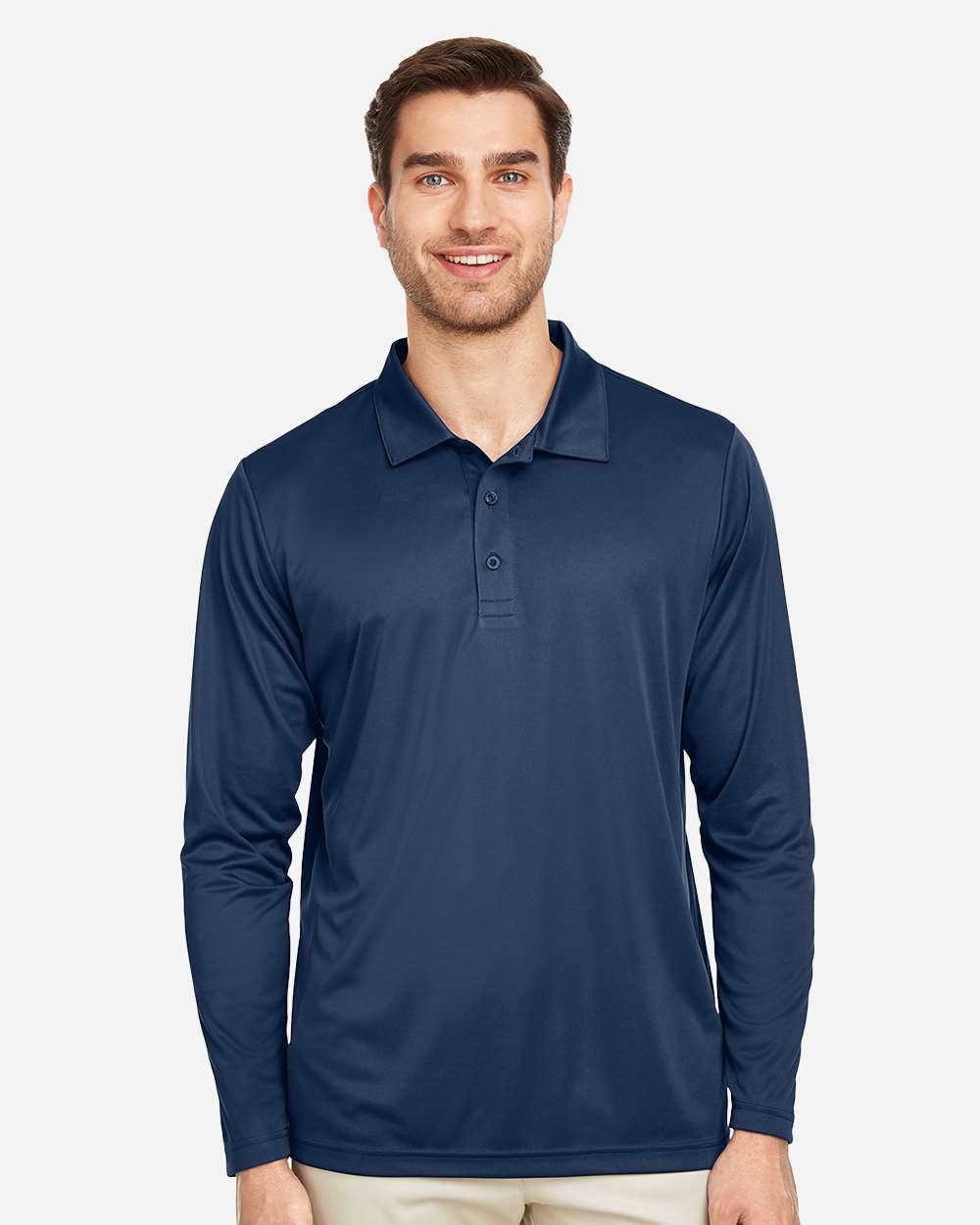 Team 365-TT51L-Men's Zone Performance Long Sleeve Polo - Image 11
