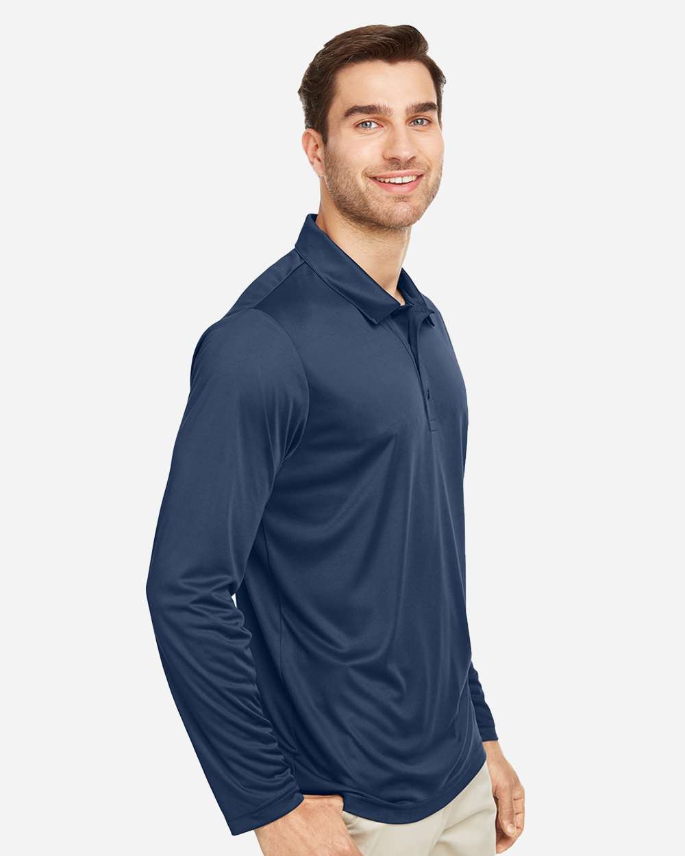 Team 365-TT51L-Men's Zone Performance Long Sleeve Polo - Image 12
