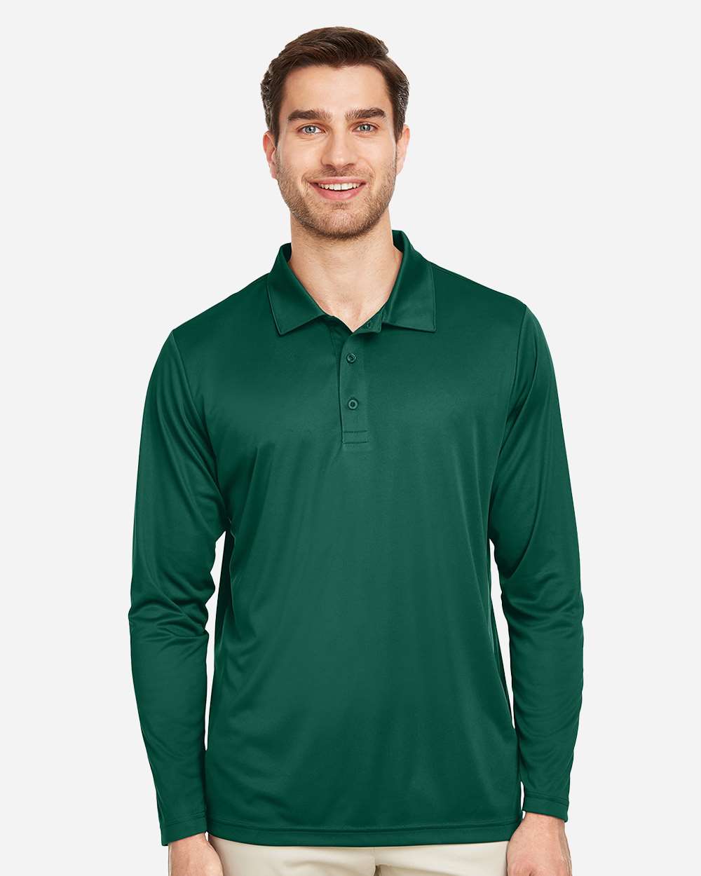 Team 365-TT51L-Men's Zone Performance Long Sleeve Polo - Image 17