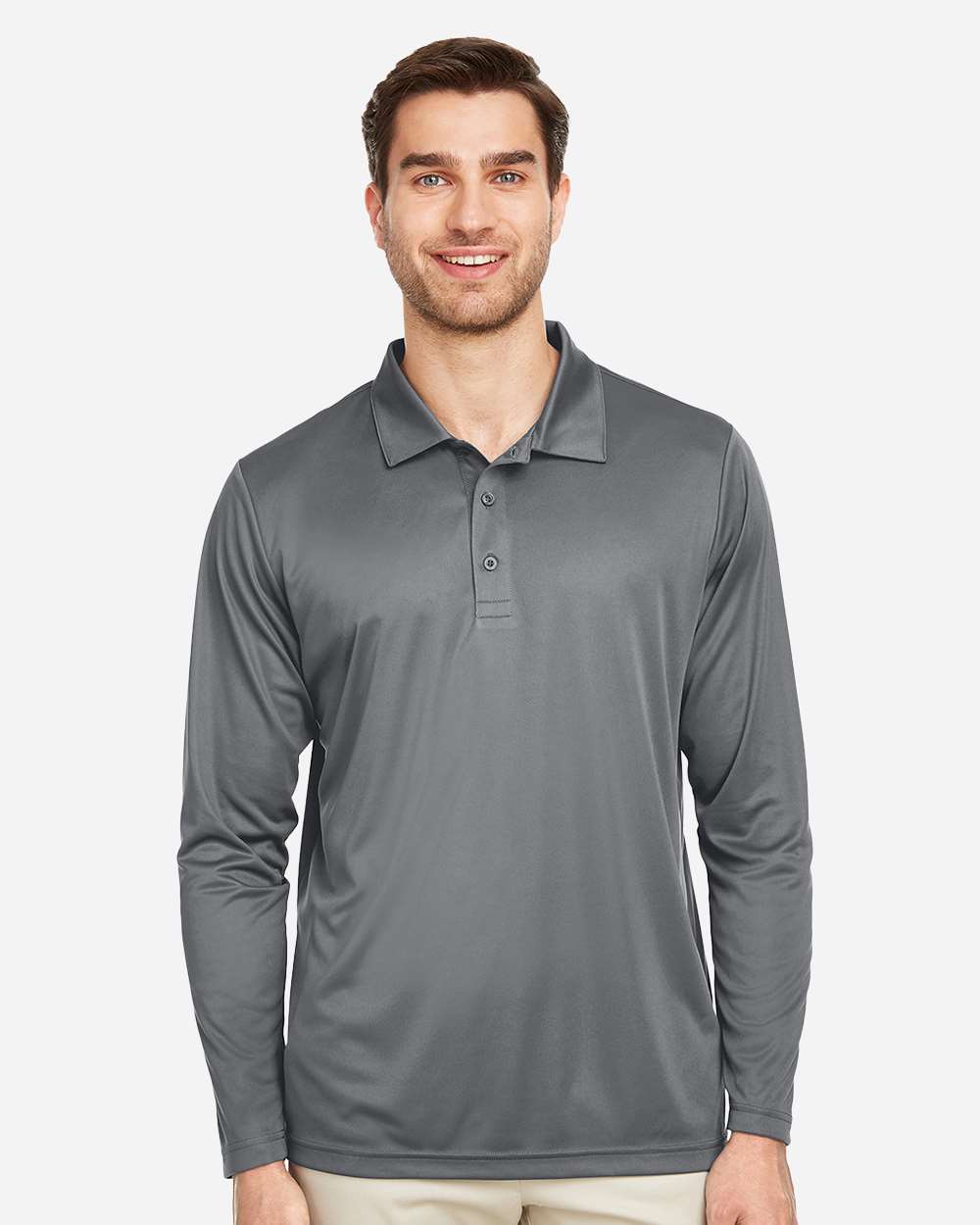 Team 365-TT51L-Men's Zone Performance Long Sleeve Polo - Image 23