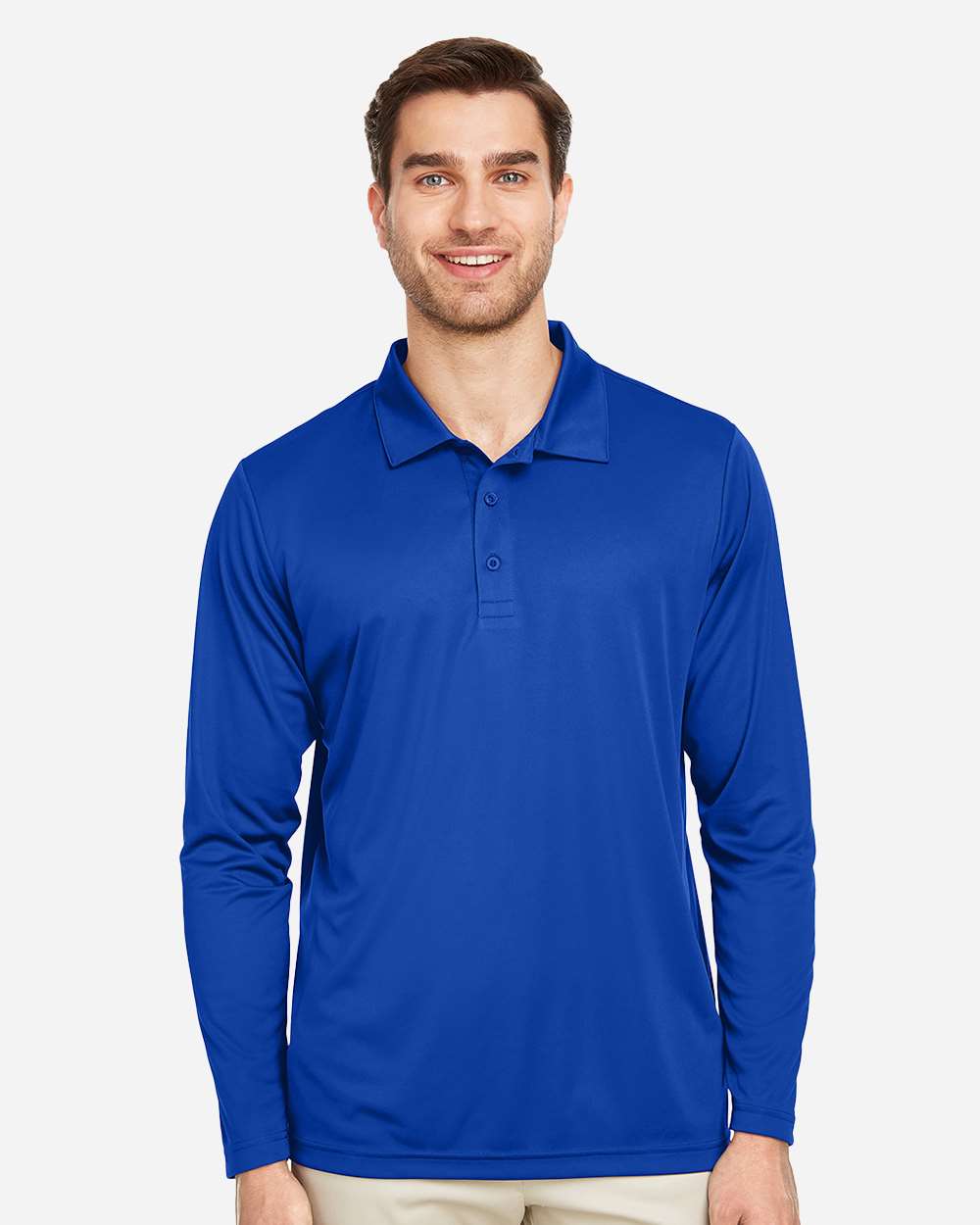 Team 365-TT51L-Men's Zone Performance Long Sleeve Polo - Image 35