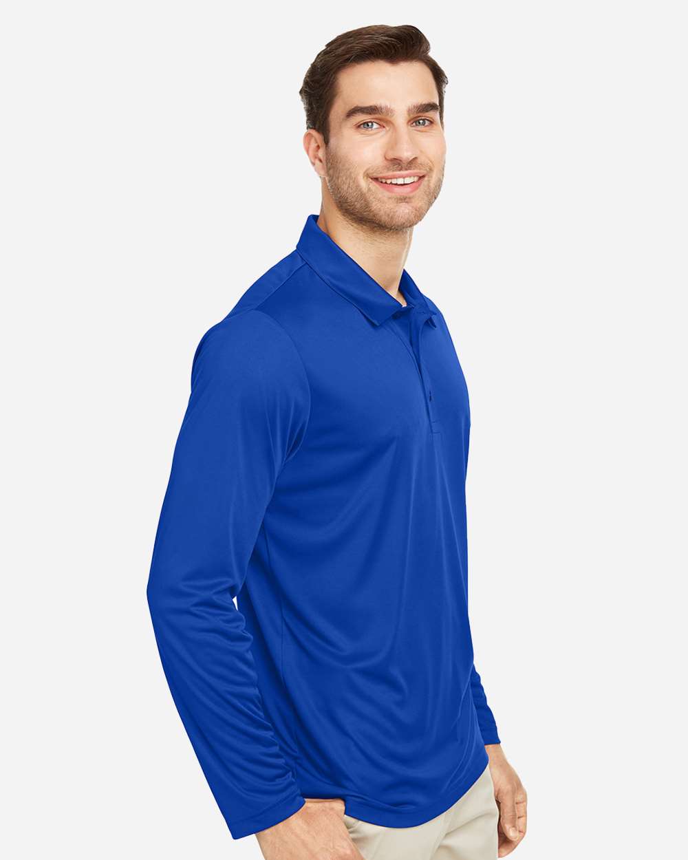 Team 365-TT51L-Men's Zone Performance Long Sleeve Polo - Image 36