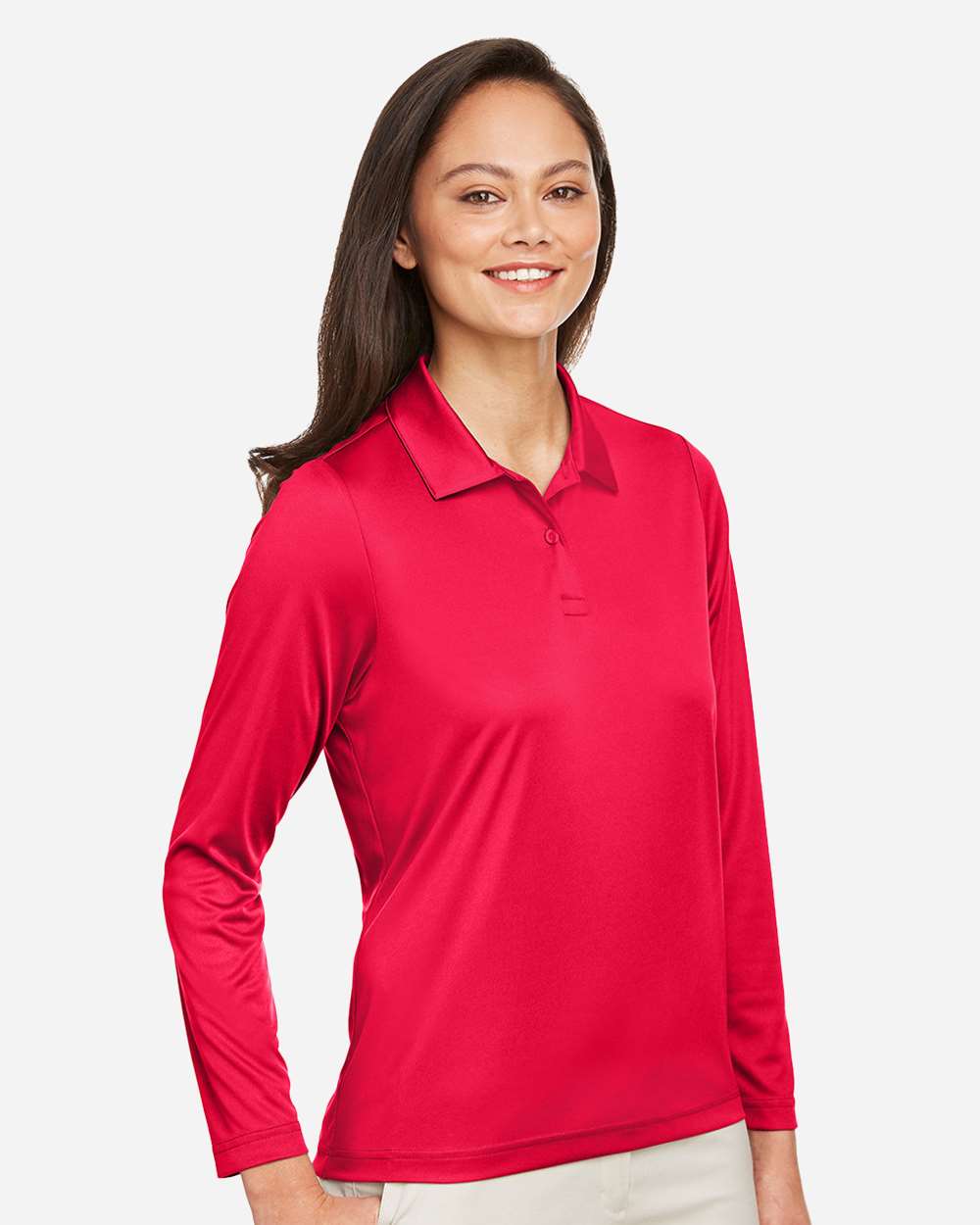 Team 365-TT51LW-Women's Zone Performance Long Sleeve Polo - Image 30