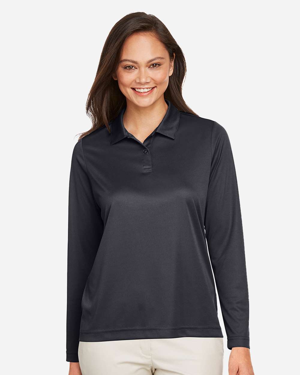 Team 365-TT51LW-Women's Zone Performance Long Sleeve Polo - Image 4