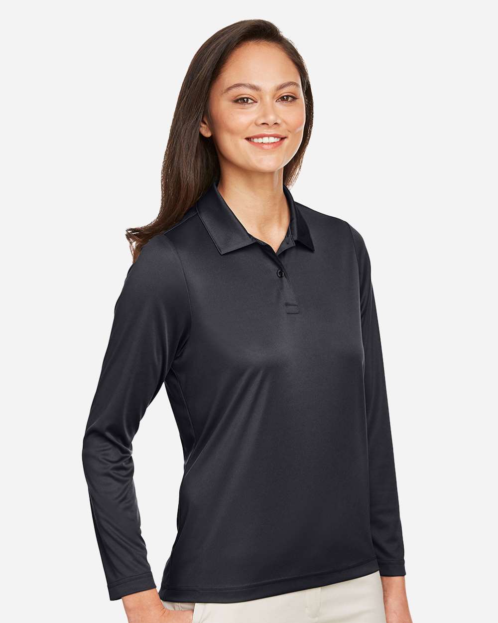 Team 365-TT51LW-Women's Zone Performance Long Sleeve Polo - Image 5