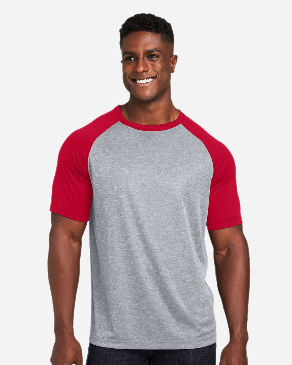 Team 365-TT62-Unisex Zone Colorblock Raglan T-Shirt - Image 11