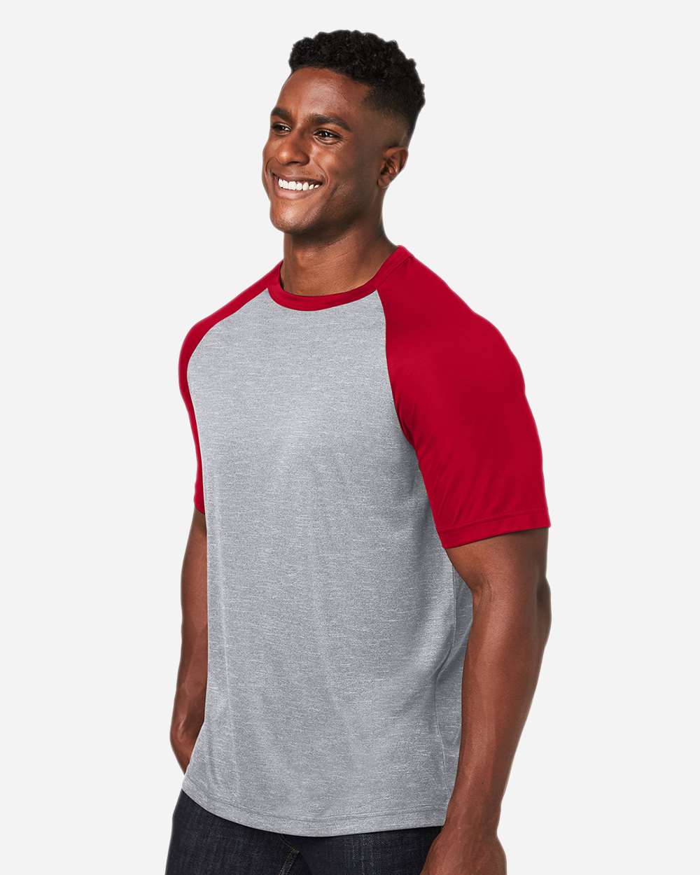Team 365-TT62-Unisex Zone Colorblock Raglan T-Shirt - Image 12