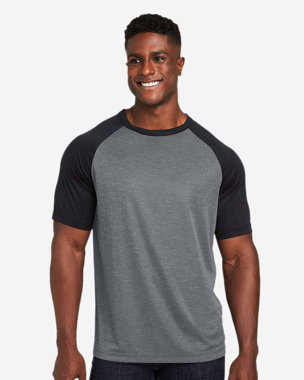 Team 365-TT62-Unisex Zone Colorblock Raglan T-Shirt - Image 17