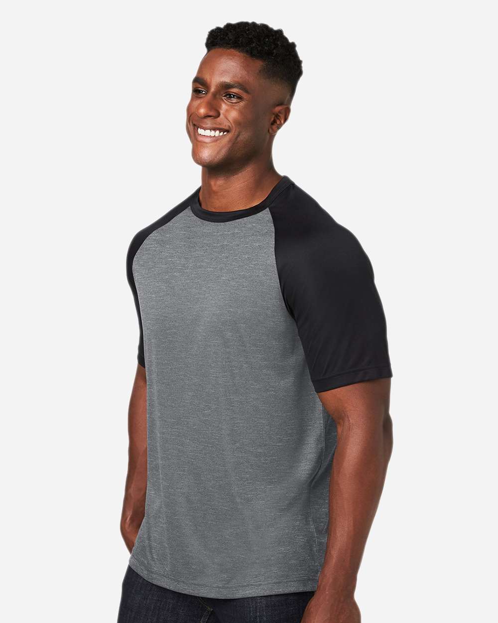 Team 365-TT62-Unisex Zone Colorblock Raglan T-Shirt - Image 18