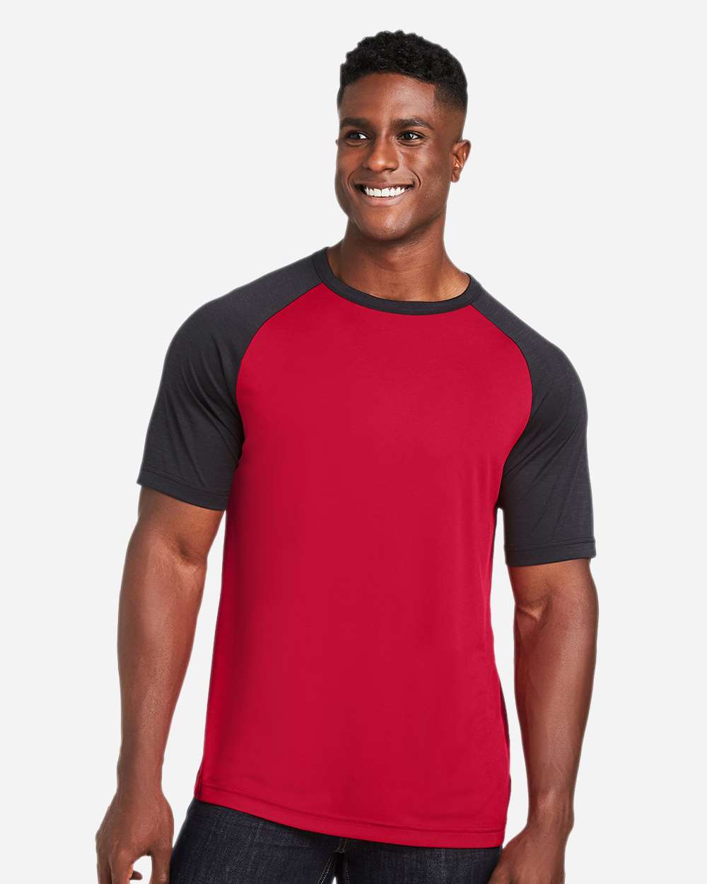 Team 365-TT62-Unisex Zone Colorblock Raglan T-Shirt - Image 23