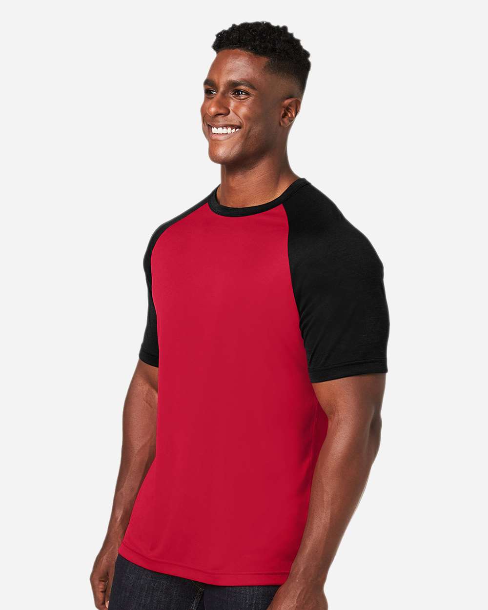 Team 365-TT62-Unisex Zone Colorblock Raglan T-Shirt - Image 24