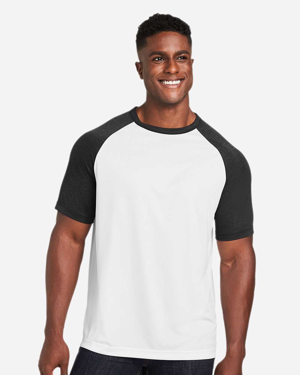 Team 365-TT62-Unisex Zone Colorblock Raglan T-Shirt - Image 29
