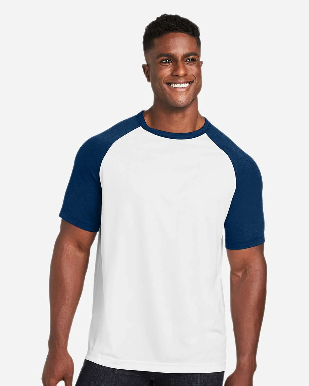 Team 365-TT62-Unisex Zone Colorblock Raglan T-Shirt - Image 35