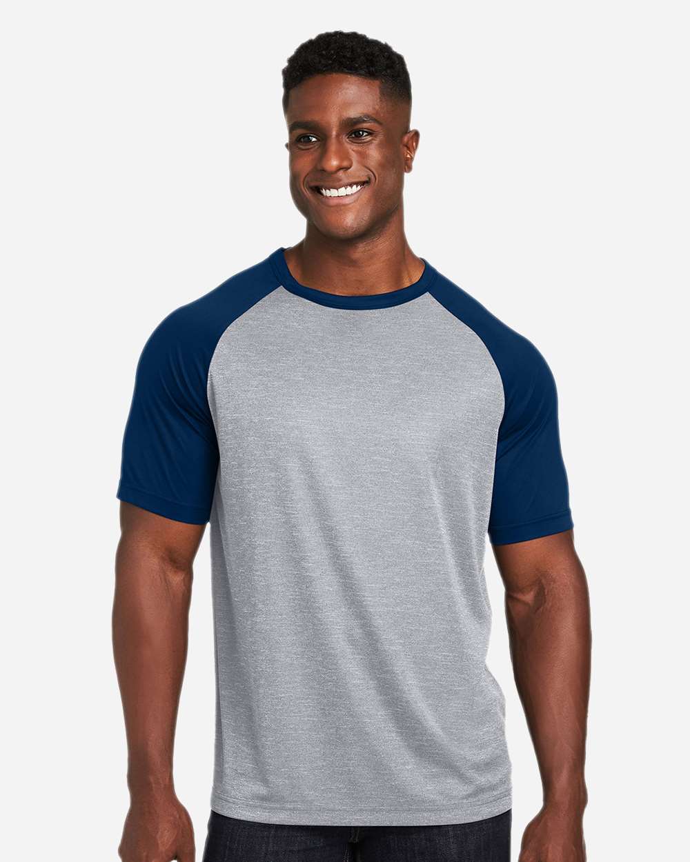 Team 365-TT62-Unisex Zone Colorblock Raglan T-Shirt - Image 4