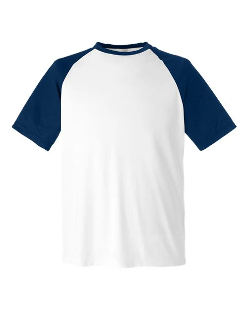 Team 365-TT62-Unisex Zone Colorblock Raglan T-Shirt - Image 42