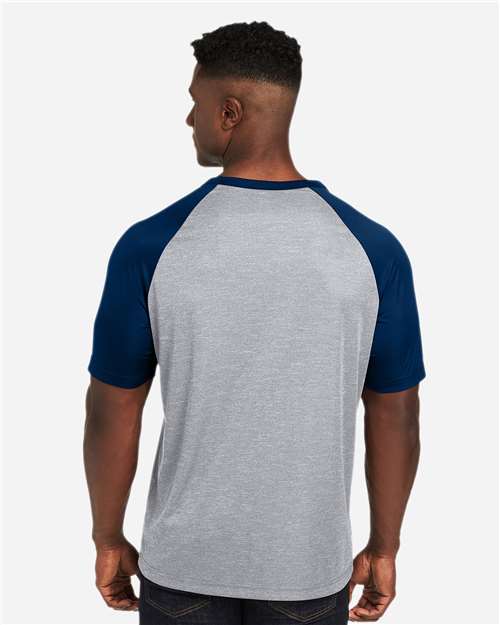Team 365-TT62-Unisex Zone Colorblock Raglan T-Shirt - Image 45