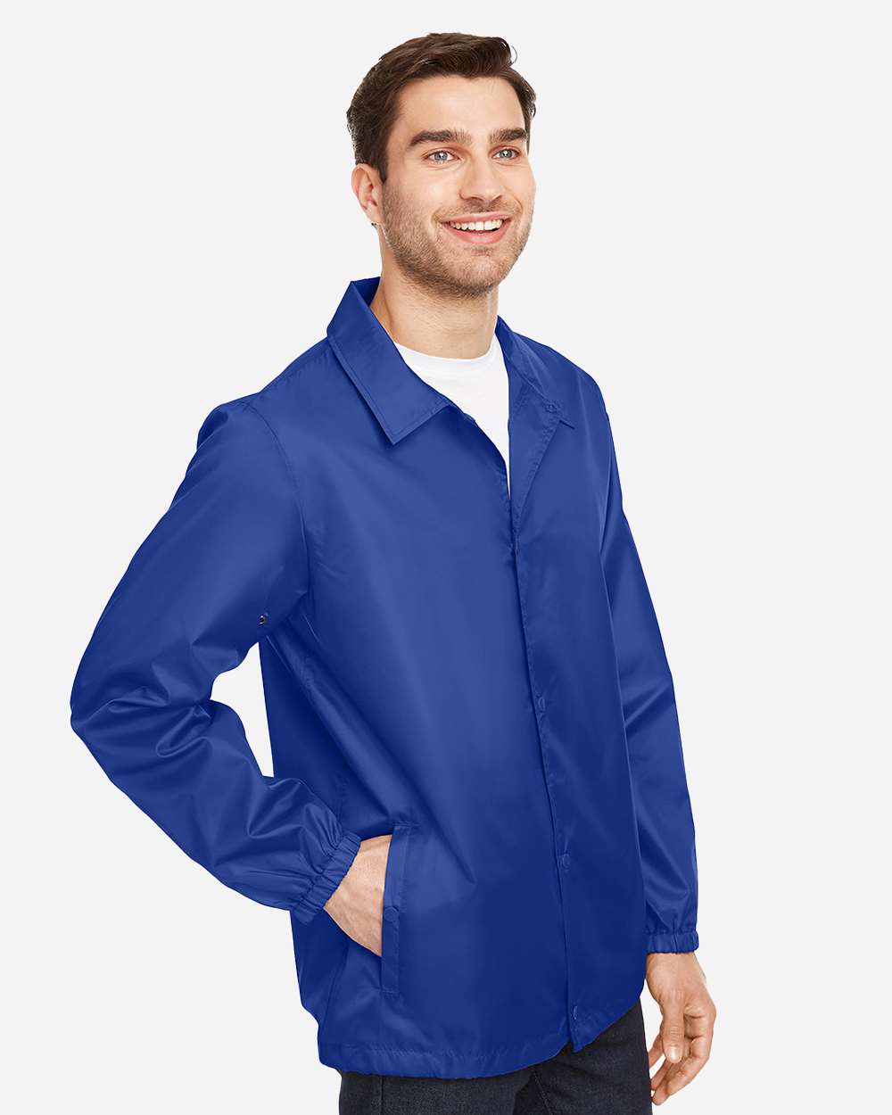 Team 365-TT75-Unisex Zone Protect Coaches Jacket - Image 30