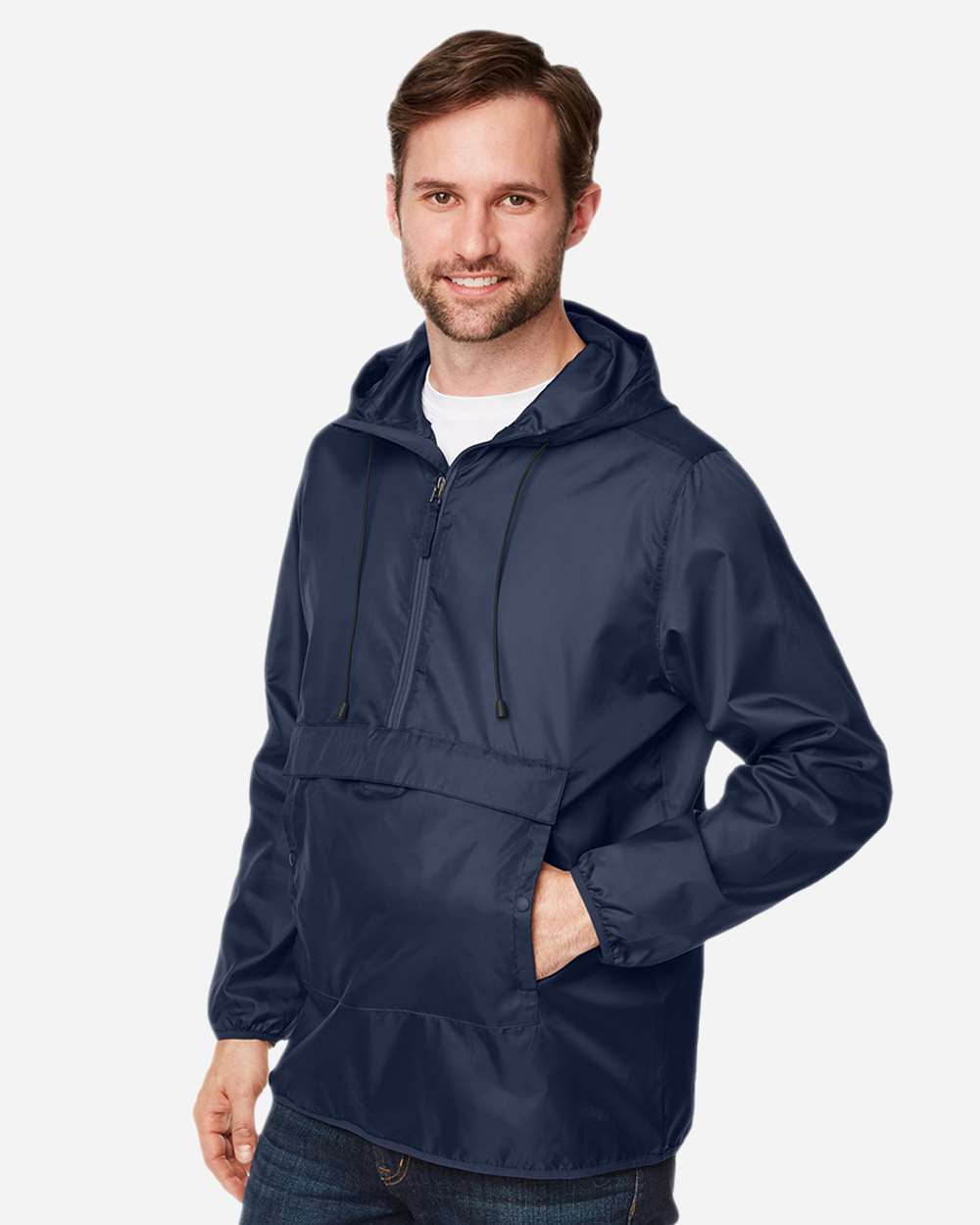 Team 365-TT77-Unisex Zone Protect Packable Anorak Jacket - Image 12