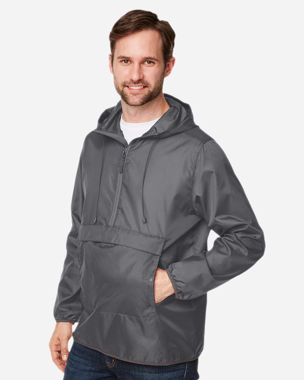 Team 365-TT77-Unisex Zone Protect Packable Anorak Jacket - Image 18