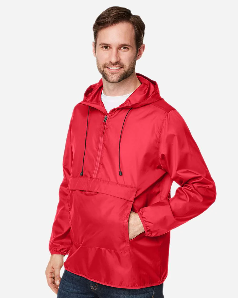 Team 365-TT77-Unisex Zone Protect Packable Anorak Jacket - Image 24