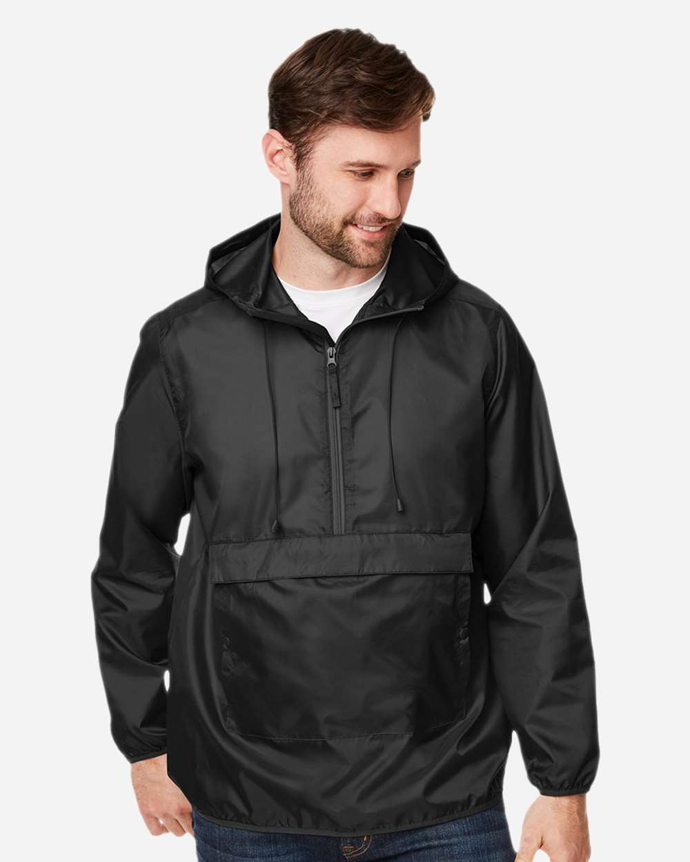 Team 365-TT77-Unisex Zone Protect Packable Anorak Jacket - Image 4
