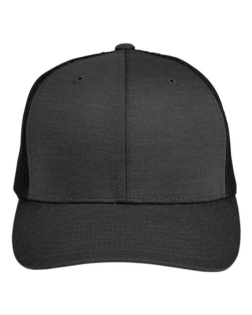 Team 365-TT802Y-Youth Zone Sonic Heather Trucker Cap - Image 11