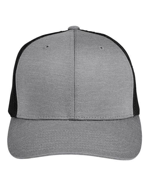 Team 365-TT802Y-Youth Zone Sonic Heather Trucker Cap - Image 13