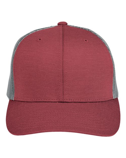 Team 365-TT802Y-Youth Zone Sonic Heather Trucker Cap - Image 15