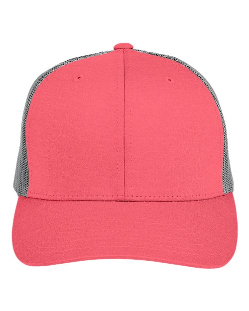 Team 365-TT802Y-Youth Zone Sonic Heather Trucker Cap - Image 16