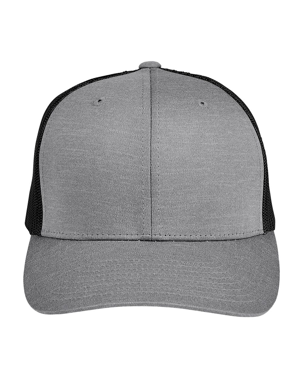 Team 365-TT802Y-Youth Zone Sonic Heather Trucker Cap - Image 4