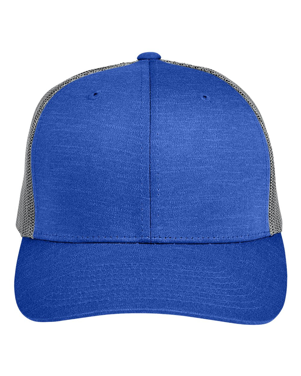 Team 365-TT802Y-Youth Zone Sonic Heather Trucker Cap - Image 8