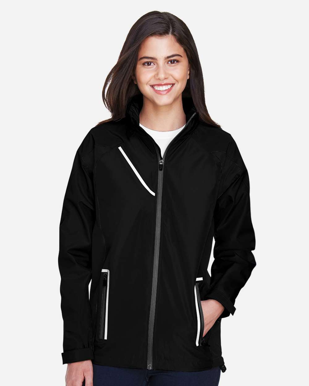 Team 365-TT86W-Women's Dominator Waterproof Jacket - Image 3
